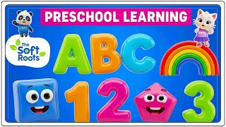 Preschool Learning activities for 3 year olds at home | Learn ABC Phonics Shapes Numbers Colors 🌈 screenshot 4