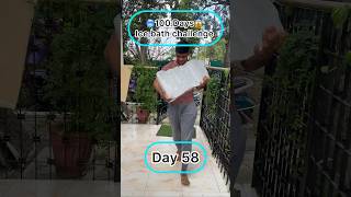 Day 58-100??ice bath challenge fitness motivation trendingshorts shortsfeed icebath shorts