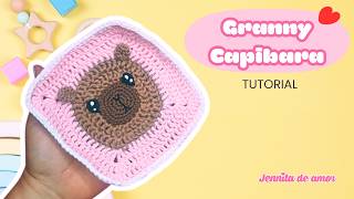 GRANNY CAPIBARA-CURSO CROCHET- Aprende paso a paso -Tutorial para  Principiantes-