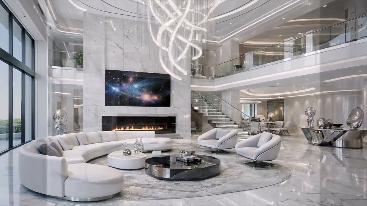 Stunning Contemporary Homes: Smart Living Rooms With Futuristic Aesthetics