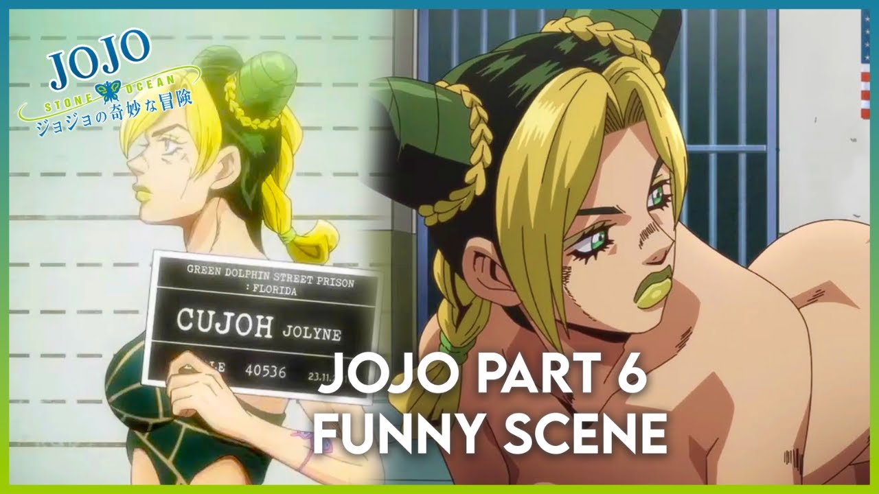 JOLYNE'S EPIC NAKED JOJO POSE SCENE 😳😳 JOJO PART 6 STONE OCEAN - YouTube