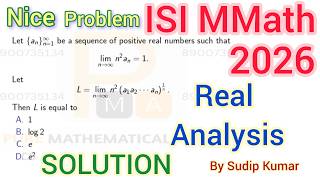 ISI MMath 2026 Mathematics Real Analysis Solution | ISI MMATH 2026 Real Analysis Q.No 26 Is Solution