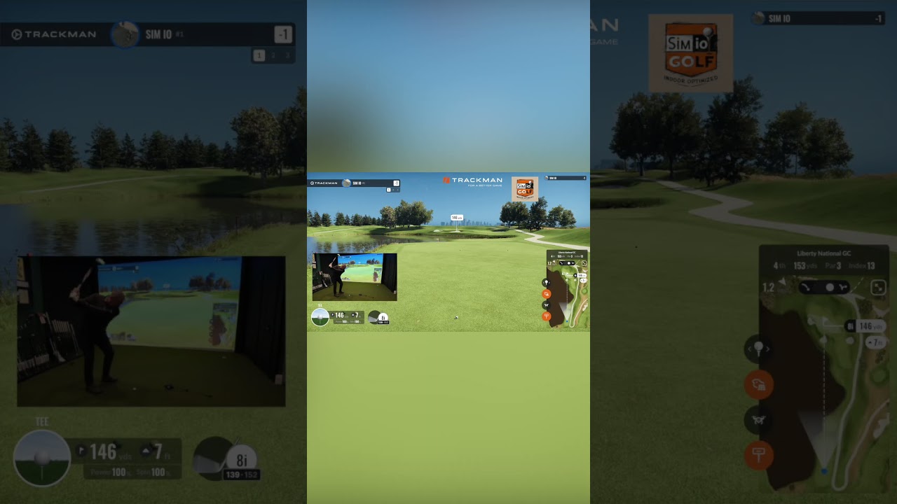 SIM IO - Liberty National GC Playthrough - Virtual Golf 3!!!