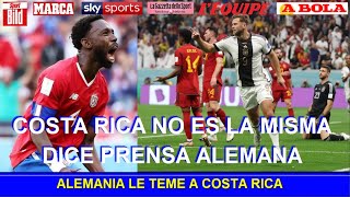 ASI REACCIONA PRENSA ALEMANA A PROXIMO PARTIDO FRENTE A COSTA RICA. ESPAÑA vs ALEMANIA