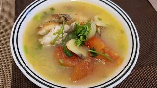 Simple but very flavorful fish head soup