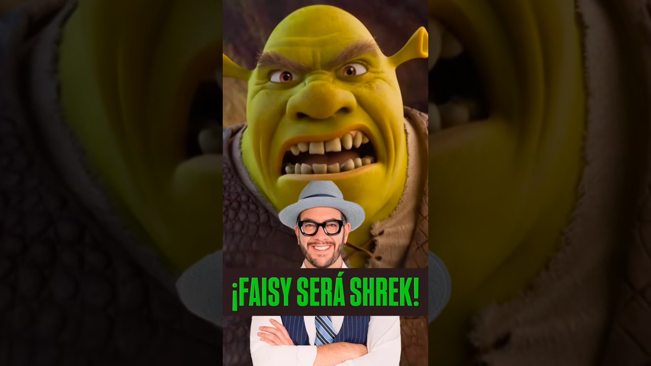 Faisy será Shrek #shrek #doblaje #animation #mexico #news #reaction #react #movie #curiosidades