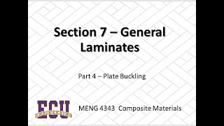 Section 7 Part 4 Plate Buckling Example