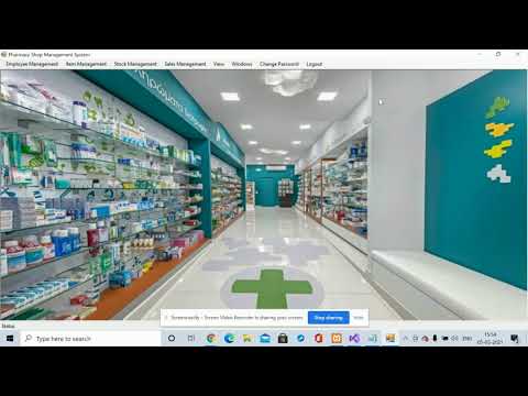 Pharmacy Shop Management System | VB.net and MySQL Project Source Code | VB.net MySQL CRUD Project