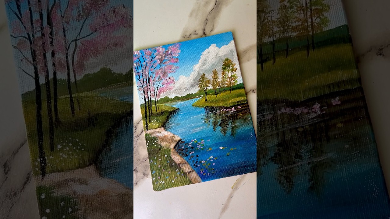 From Blank Canvas to Pure Serenity 🌿🌊 