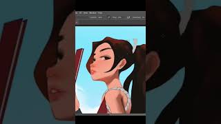 Mai Shiranui painting process. #timelapse #digitalart #illustration #draw #shorts #maishiranui #kof