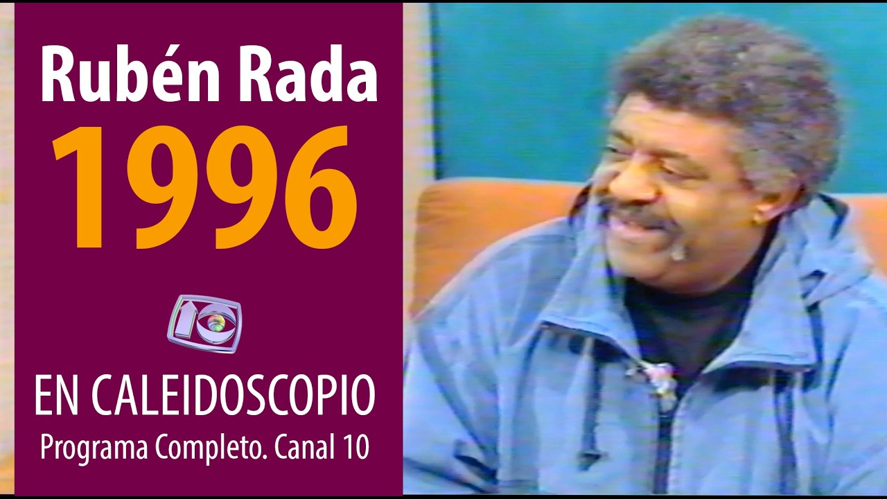 Ruben Rada Show Rubén Rada en 1996. Programa de Canal 10 Caleidoscopio - YouTube