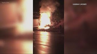 Northbound I-5 reopened in Portland after fiery fatal crash