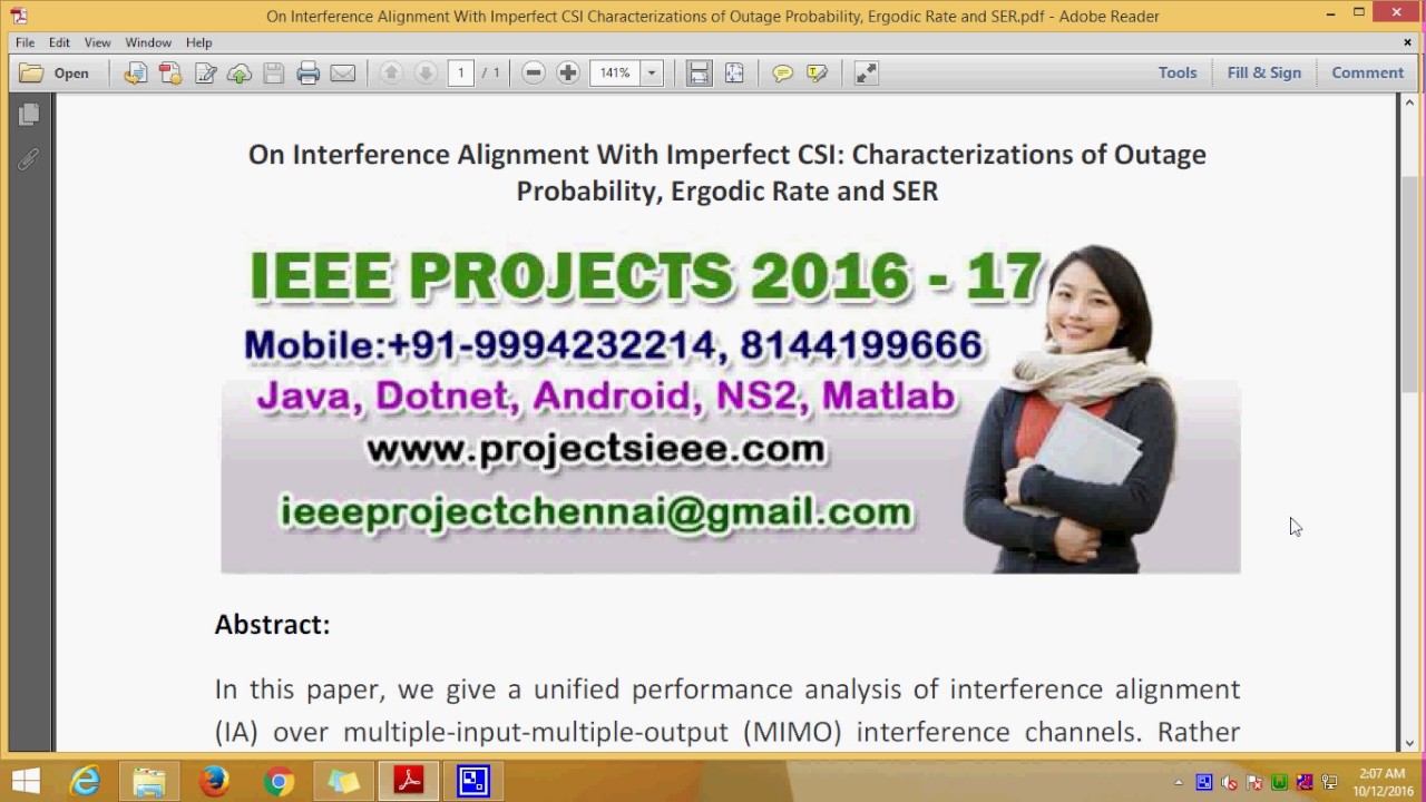 On Interference Alignment With Imperfect CSI Characterizations of ...