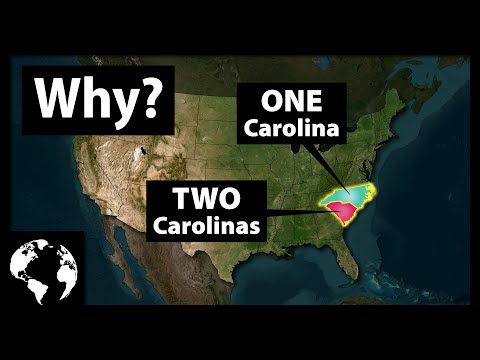 Video: Waren Noord- en Zuid-Carolina één staat?