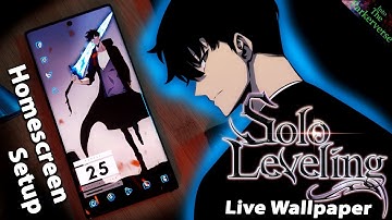 Solo Leveling - Live Wallpaper & Android setup - Custom Nova Homescreen setup - EP136