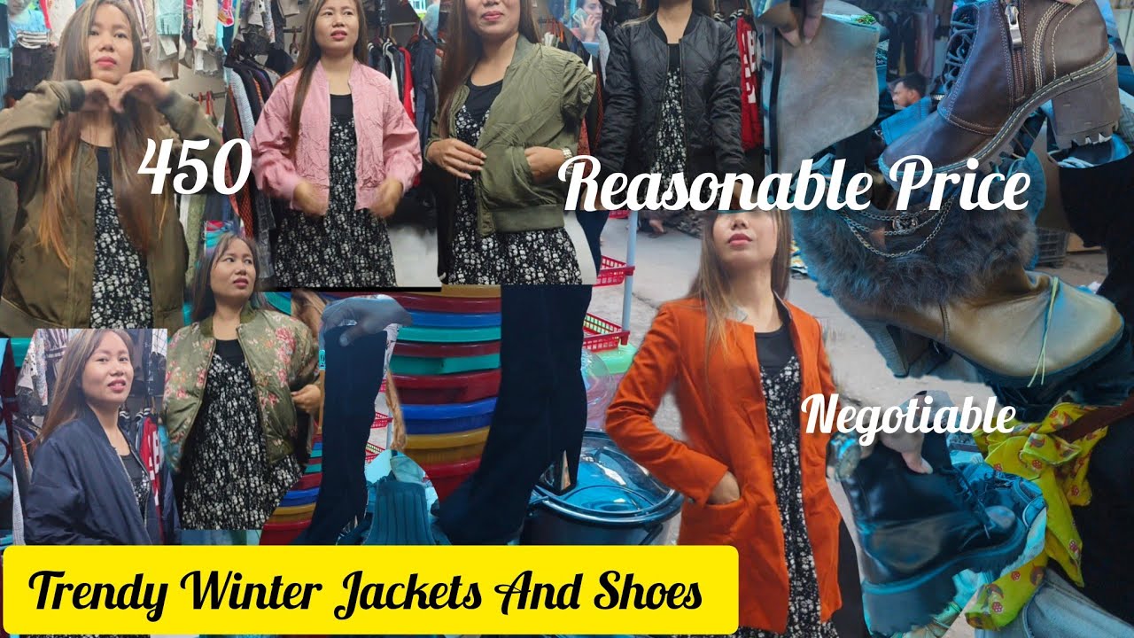 Second Hand Shoes And Winter Jackets Shopping At Dimapur Market Nagaland |Thrifting