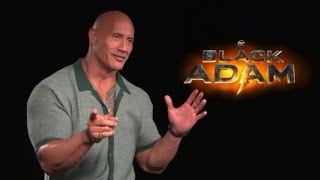 The Rock talks Henry Cavill SUPERMAN Fight - Black Adam Interview