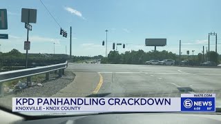 Knoxville Police panhandling crackdown
