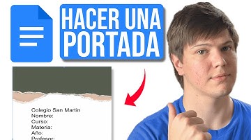 Como HACER una PORTADA en Documentos de Google - Paso a Paso