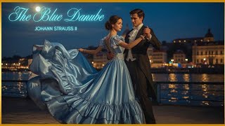 The Blue Danube Waltz in Moonlight | Victorian Romance #BlueDanube #victorianballroom  #Waltz