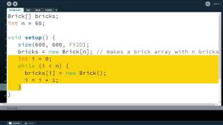 Beginning Programming: Making Brick Breaker Part 1