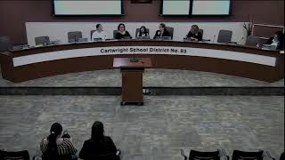 Cartwright Governing Board Meeting 9/12/19