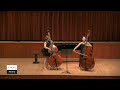 Bottesini  gran duetto no 2  nina decesare mikyung sung contrebasses