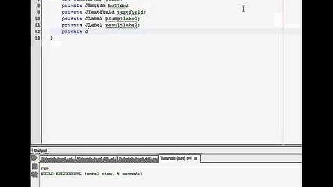 Java GUI Tutorial 6   Random number game Part 1