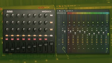 Reggae Dub Akai Midimix Tutorial + Template  (FL STUDIO)