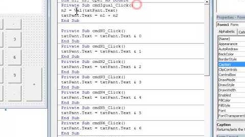 Calculadora en V B Parte 3