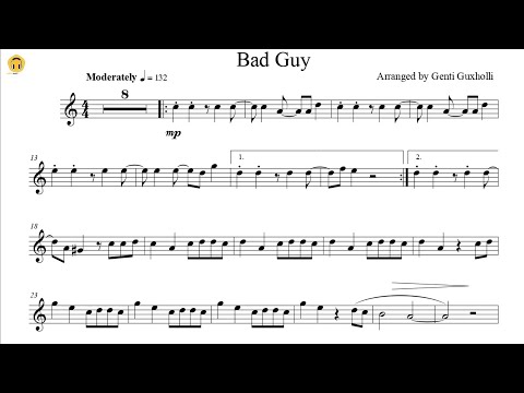 Bad Guy (Clarinet Solo with Piano Accompaniment) - Billie Eilish