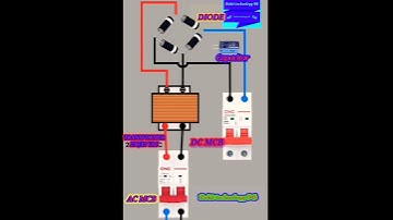 AC to DC converter using transformer, diode & Capacitor |Bride Rectifier #electrical