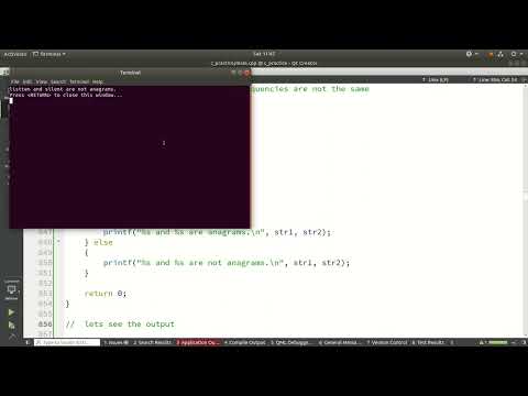 22   Check Anagram: programe using c