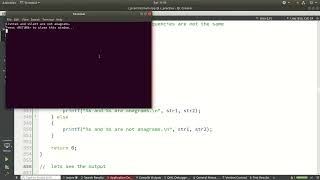22   Check Anagram: programe using c
