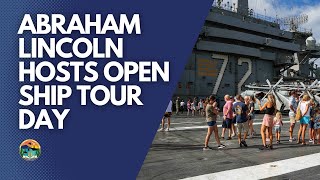 Abraham Lincoln Hosts Open Ship Tour Day