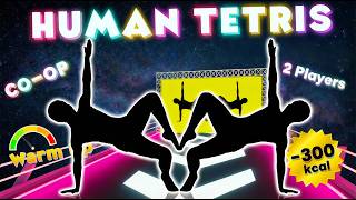 HUMAN TETRIS х 2 Player Co-op | - 300 kcal | Immersive Interactive Warm Up #1 screenshot 5