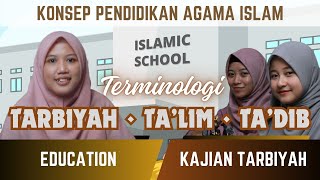 Konsep Pendidikan Agama Islam (Tarbiyah, Ta'lim, & Ta'dib) - Kajian Tarbiyah : Ust. E. Huzaematul B.
