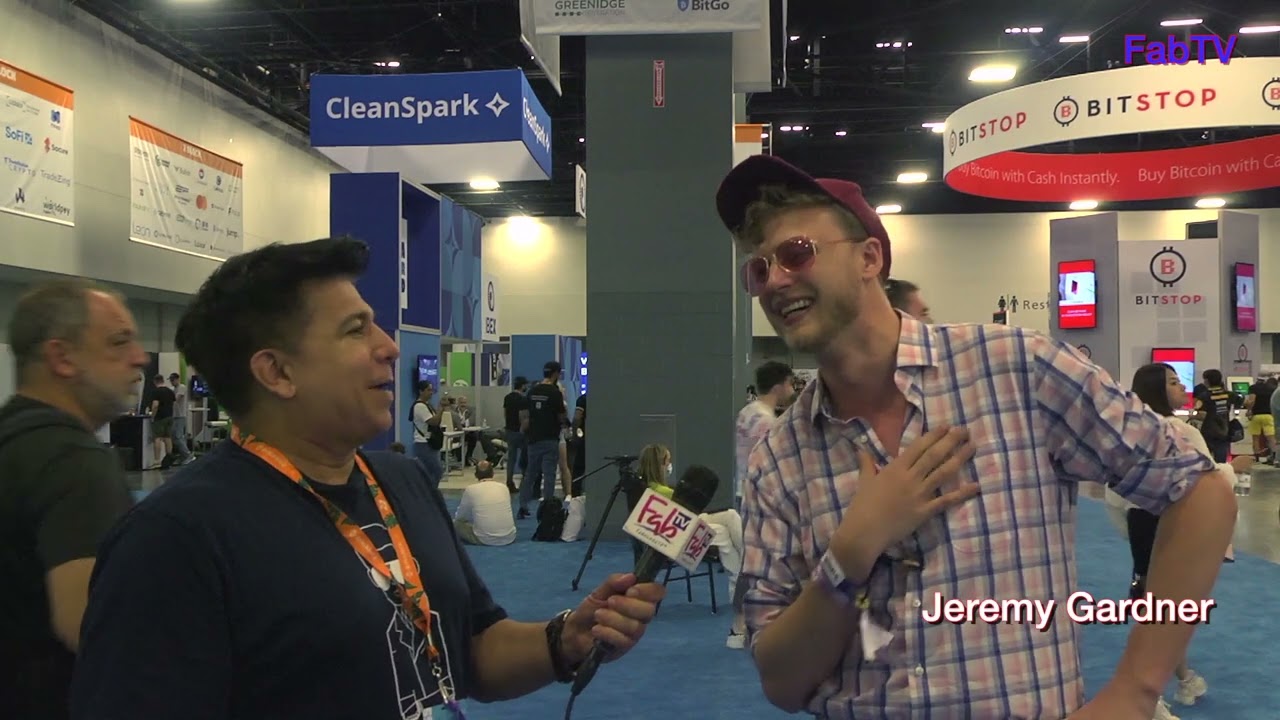 Crypto Crypto Entrepreneur Jeremy Gardner at BitCoin Miami 2022