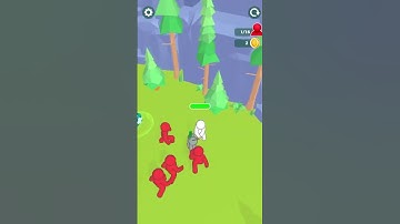 Slice Dat Crowd | All Levels Gameplay (iOS/Android) Mobile Walkthrough #shorts