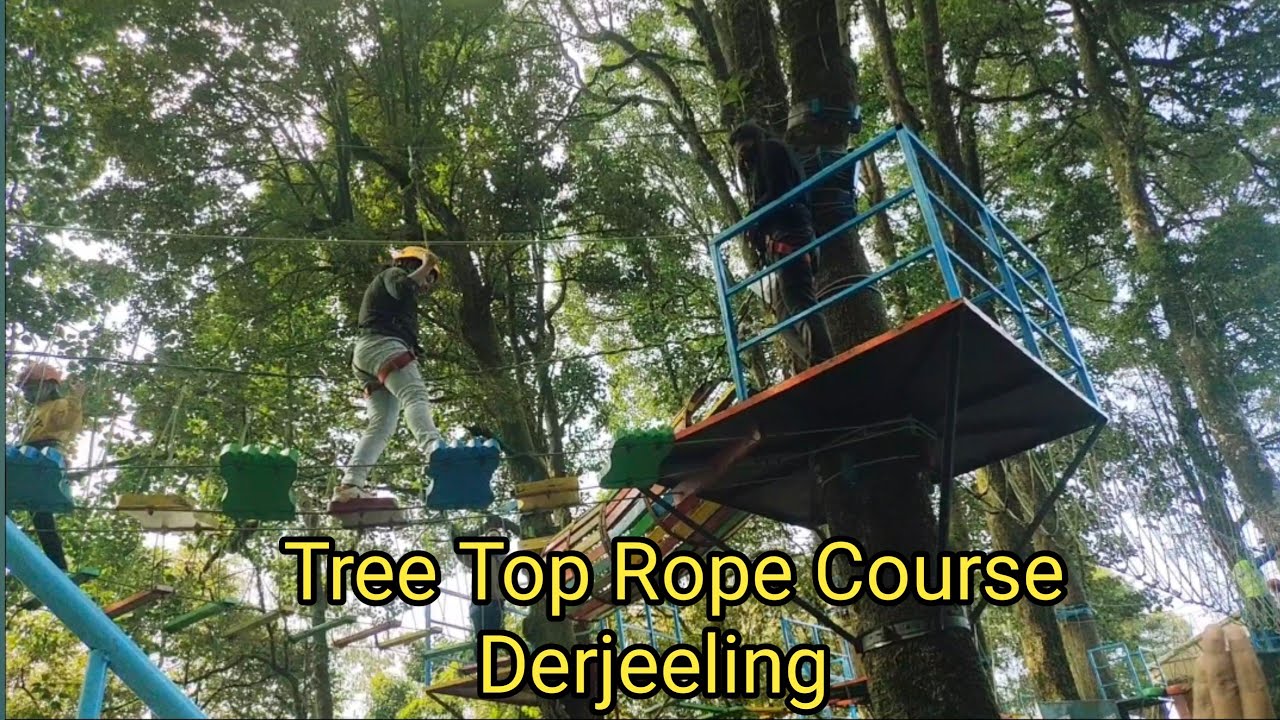 Derjeeling zooতে গিয়ে পূর্বা Tree Top Rope Course করলো।Padma Naidu ...