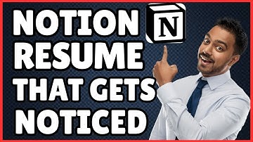 How to Create an Interactive Resume in Notion