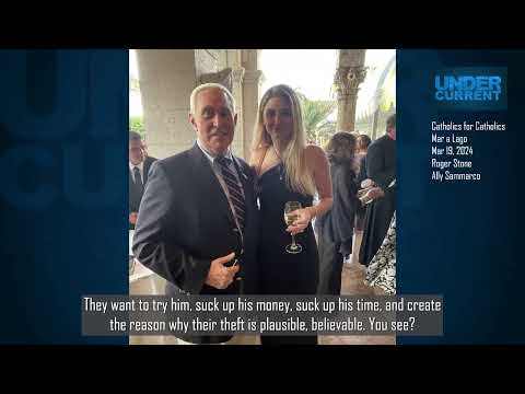 NEW UNDERCOVER in Mar-a-Lago: Trump Ally Roger Stone’s Strategy For 2024 - Judges in his pocket