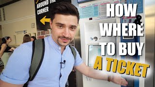 HOW TO BUY A TICKET IN ATHENS | USING PUBLIC TRANSPORTATION