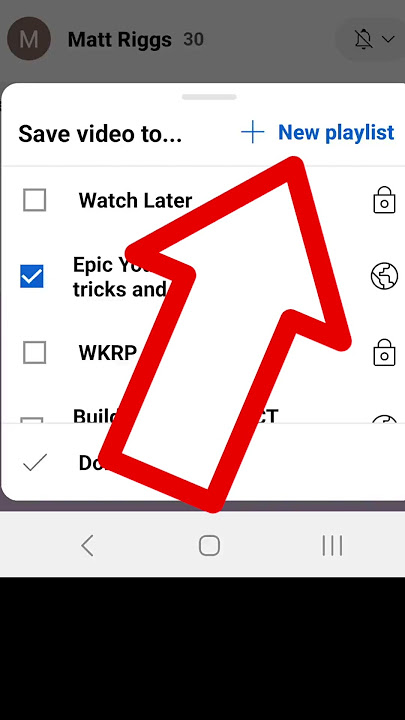How to make a YOUTUBE PLAYLIST!