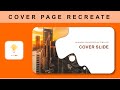 CREATIVE POWERPOINT COVER DESIGN TUTORIAL! || Microsoft PowerPoint || Ideas PPT