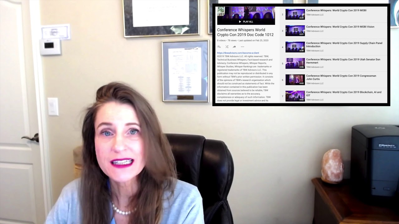 Research Summary -   Conference Whispers World Crypto Con  