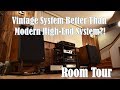 Vintage JBL L300 stereo system better than modern system? Tony's Killer System Room Tour.