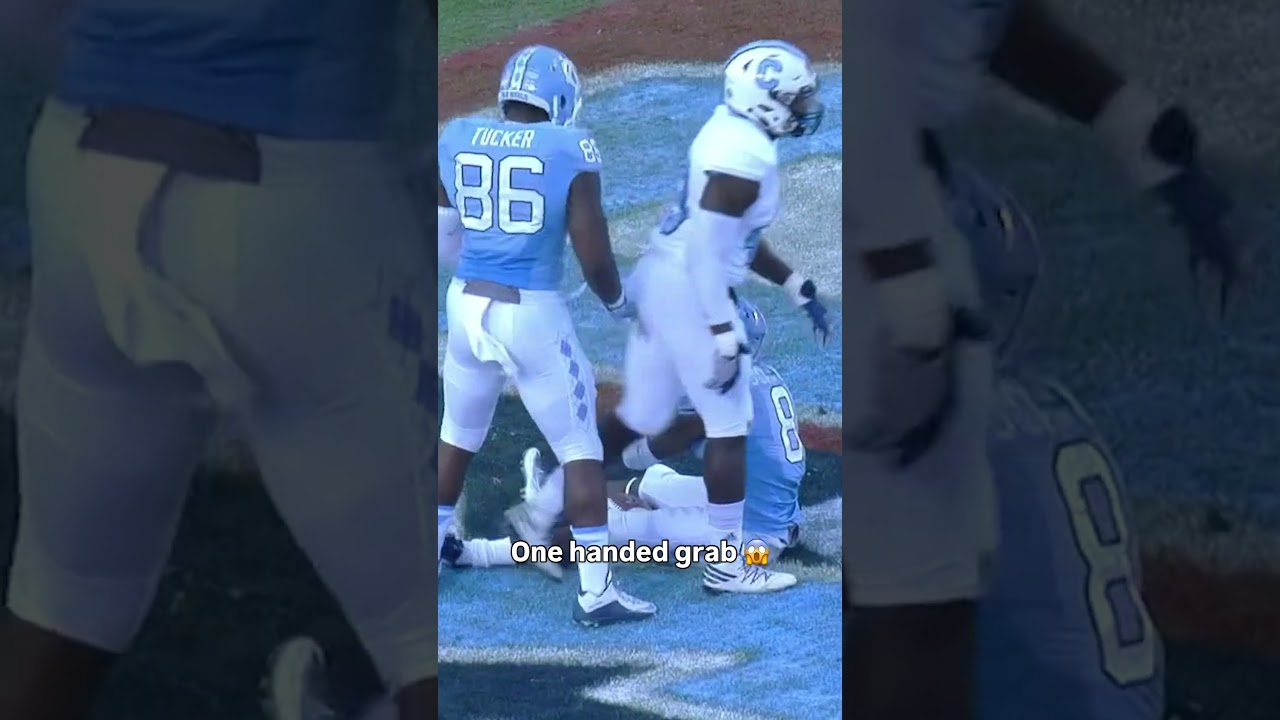 He laid out for that 🫨 #unc #accfootball #collegefootball