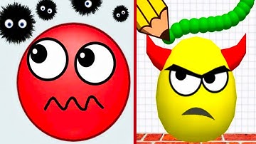 Draw To Smash vs Hide Ball - All Levels Gameplay (Android,iOS) Part 46