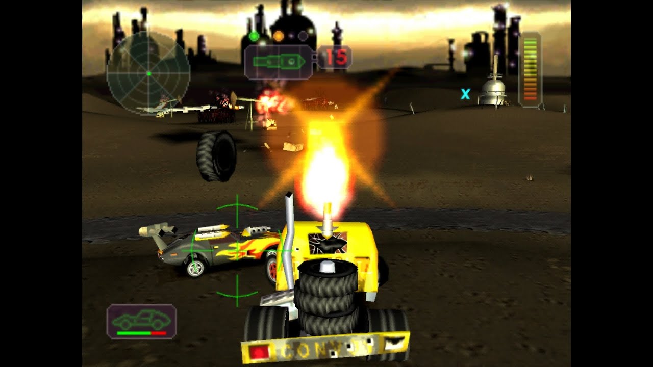 Vigilante 8 ‣ Bosses: Convoy vs Sid Burn